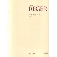 Reger, Max - 12 Stücke op. 59 - Heft 1