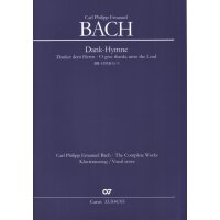 Bach, C.P.E. - Dank-Hymne - Klavierauszug