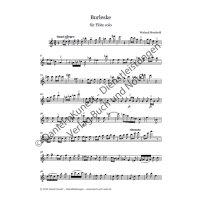 Meinhold, Wieland - Burleske für Flöte solo