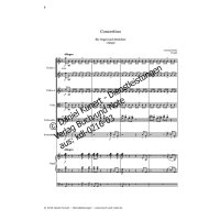Zwicky, Conrad - Concertino f&uuml;r Orgel und Streicher