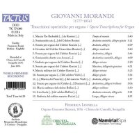 Giovanni Morandi - Trascrizioni operistiche per organo