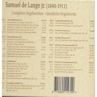 Samuel de Lange jr - Sämtliche Orgelwerke