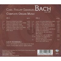 Carl Philipp Emanuel Bach - Complete Organ Music