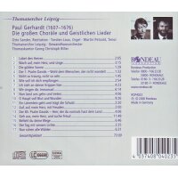 Paul Gerhardt - Die grossen Choräle und Geistlichen...