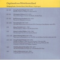 Orgelmusik aus Mitteldeutschland