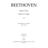 Beethoven, Ludwig van - Messe C-Dur op. 86 - Chorpartitur