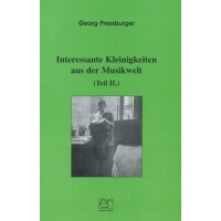 Interessante Kleinigkeiten aus der Musikwelt II
