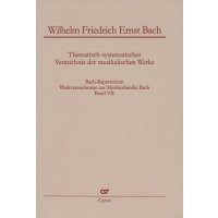 Bach, Wilhelm Friedrich Ernst - Thematisch-systematisches Verzeichnis der musikalischen Werke