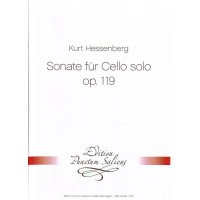 Hessenberg, Kurt: Sonate f&uuml;r Cello solo op.119