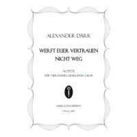 Därr, Alexander - Werft euer Vertrauen nicht weg