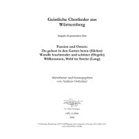 Geistliche Chorlieder aus Württemberg