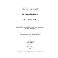 Zundel, John - Te Deum laudamus - Nr. 1 (D-Dur)
