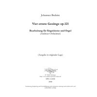 Brahms, Johannes - Vier ernste Ges&auml;nge op. 121