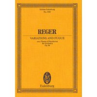 Reger, Max - Variations and Fugue on a Them of Beethoven for Orchestra op. 86 - Studienpartitur