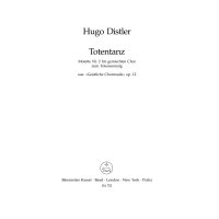 Distler, Hugo - Totentanz Nr. 2 - Chorpartitur