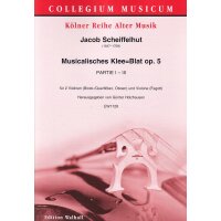 Scheiffelhut, Jacob - Musikalisches Klee=Blat op. 5