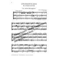 Naumann, Johann Gottlieb - 5 Divertimenti - Partitur+Stimmen
