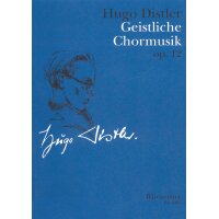 Distler, Hugo - Geistliche Chormusik op. 12