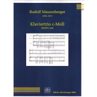 Mauersberger, Rudolf - Klaviertrio c-moll RMWV 448