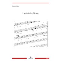 Sch&uuml;tz, Heinrich - Lateinische Messe