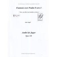 Jager, André de - Fantasie over Psalm 8 vers 1