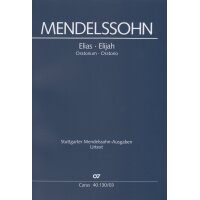 Mendelssohn Bartholdy, Felix - Elias - Klavierauszug