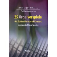 Simon, Johann Caspar / Horn, Paul - 25 Choralvorspiele