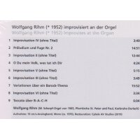 Wolfgang Rihm improvisiert an der Orgel
