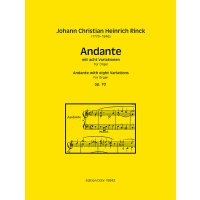 Rinck, J.C.H. - Andante mit acht Variationen op. 70