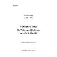 Vivaldi, Antonio - Concerto a-moll op. 3 Nr. 6