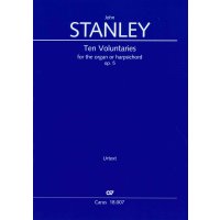 Stanley, John - Ten voluntaries op. 5
