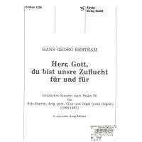 Bertram, Hans Georg - Herr, Gott, du bist unsere Zuflucht