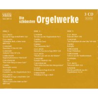 Die schönsten Orgelwerke - 3 CDs