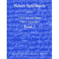 Neues Spielbuch für 2 Bassblockflöten - Band 2