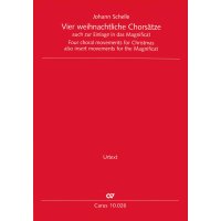 Schelle, Johann - Vier weihnachtliche Chorsätze in C
