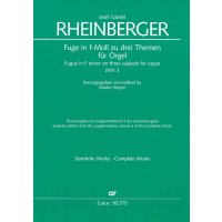 Rheinberger, J.G. - Fuge in f-Moll zu drei Themen JWV 3