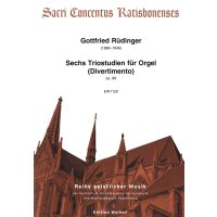 Rüdinger, Gottfried - Sechs Triostudien (Divertimento) op. 88