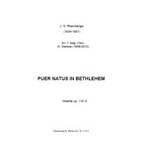 Rheinberger, J.G. - Puer natus in Bethlehem