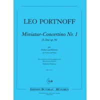 Portnoff, Leo - Miniatur-Concertino Nr. 1 D-Dur op. 94