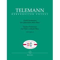 Telemann, G.P. - Zwölf Fantasien für Querflöte ohne Bass TWV 40:2-13