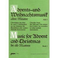 Advents- und Weihnachtsmusik alter Meister - Heft 1