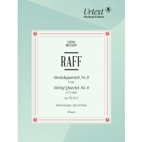 Raff, Joachim - Streichquartett Nr. 8 C-dur op. 192/3