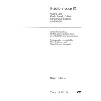 Flauto e voce IX - Basso continuo