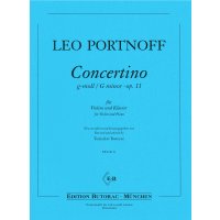 Portnoff, Leo - Concertino g-moll op. 11