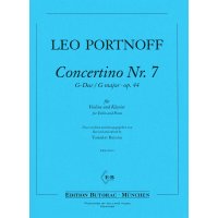 Portnoff, Leo - Concertino Nr. 7 G-Dur op. 44