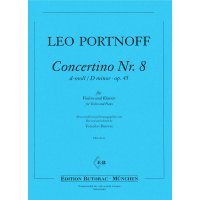 Portnoff, Leo - Concertino Nr.8 d-moll op. 45