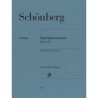Schönberg, Arnold - Fünf Klavierstücke op. 23