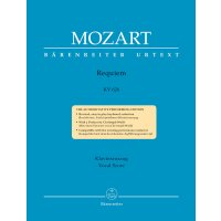 Mozart, W.A. - Requiem  KV 626 - Klavierauszug