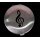 Runder Doppel-Taschenspiegel "Violinschlüssel"