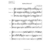 Pezel, Johann - Sonatina 67